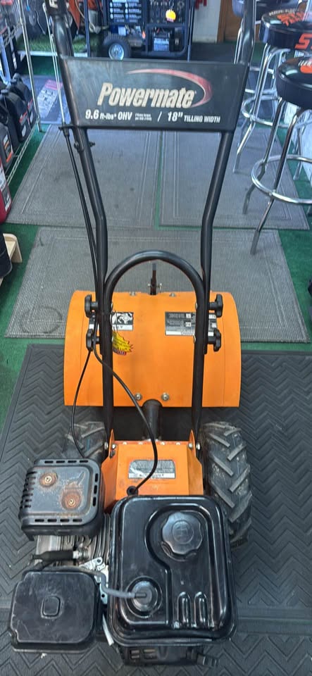 Pre-Owned 19” Powermate Gas Powered Rear Tine Tiller - Landscape ...